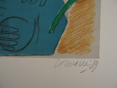 Guillaume CORNEILLE : Musique de l'amour, Lithographie originale (photo de détail 6) - Crédit photo : Galerie Art.Paris