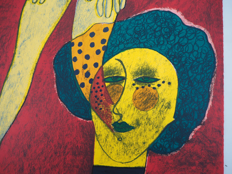 Guillaume CORNEILLE : Nu jaune, Lithographie originale (photo de détail 5) - Crédit photo : Galerie Art.Paris