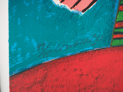 Guillaume CORNEILLE : Nu jaune, Lithographie originale (photo de détail 2) - Crédit photo : Galerie Art.Paris