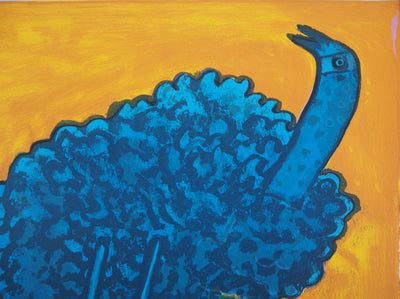 Guillaume CORNEILLE : Couronne d'oiseau, Lithographie originale (photo de détail 5) - Crédit photo : Galerie Art.Paris