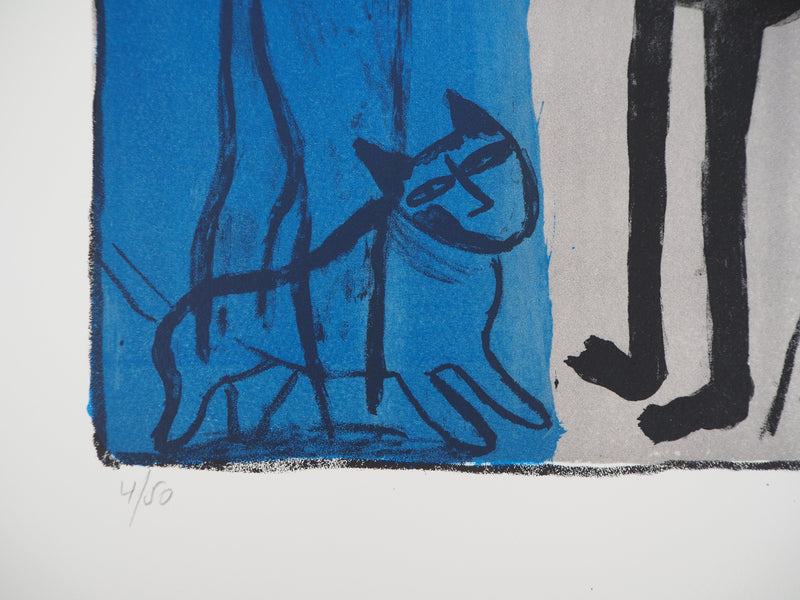 Guillaume CORNEILLE : Entre les mondes, Lithographie originale (photo de détail 7) - Crédit photo : Galerie Art.Paris