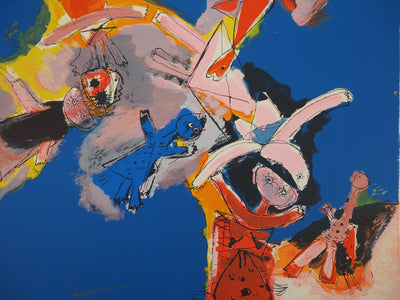 Guillaume CORNEILLE : Profondeur marines, Lithographie originale (photo de détail 5) - Crédit photo : Galerie Art.Paris