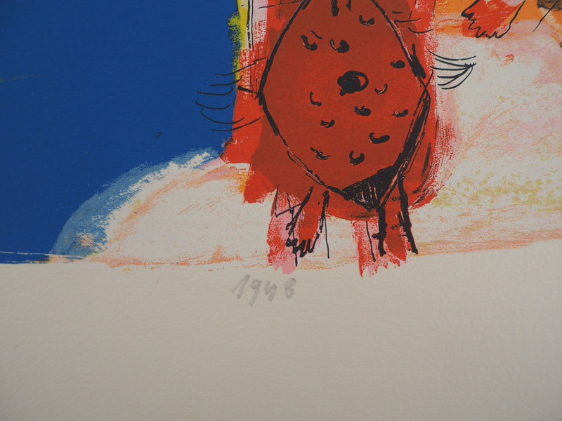 Guillaume CORNEILLE : Profondeur marines, Lithographie originale (photo de détail 7) - Crédit photo : Galerie Art.Paris