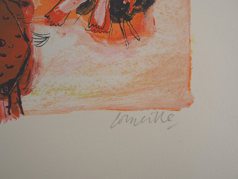 Guillaume CORNEILLE : Profondeur marines, Lithographie originale (photo de détail 2) - Crédit photo : Galerie Art.Paris