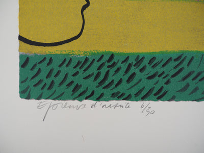Guillaume CORNEILLE : Hommage à Mozart II, Lithographie originale (photo de détail 7) - Crédit photo : Galerie Art.Paris