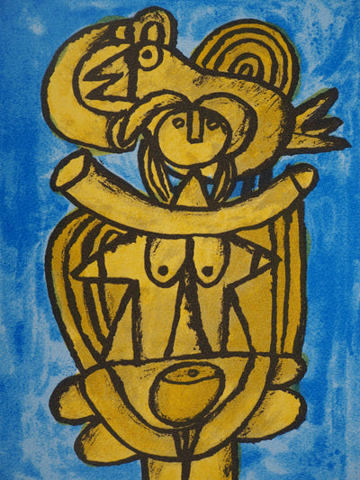 Guillaume CORNEILLE : Inspiration cubiste, Lithographie originale (photo de détail 4) - Crédit photo : Galerie Art.Paris