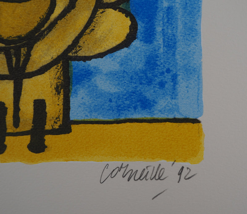 Guillaume CORNEILLE : Inspiration cubiste, Lithographie originale (photo de détail 2) - Crédit photo : Galerie Art.Paris