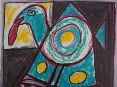 Guillaume CORNEILLE : Clown aux grosses joues, Lithographie originale (photo de détail 6) - Crédit photo : Galerie Art.Paris