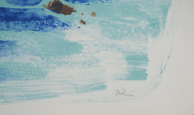 Jean HELION : Reflets marins, Lithographie originale signée au crayon