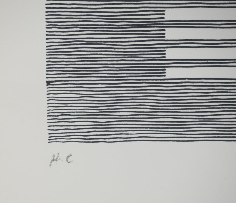 Michel SEUPHOR : Flèches en convergence, Lithographie originale signée