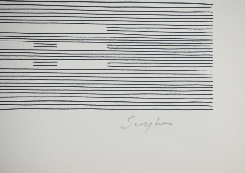 Michel SEUPHOR : Trajectoire unique, Lithographie originale signée