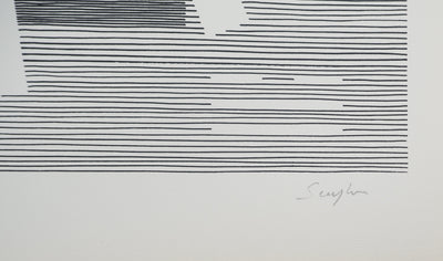 Michel SEUPHOR : Vers l'horizon, Lithographie originale signée