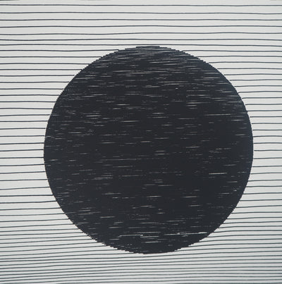 Michel SEUPHOR : Eclipse lunaire, Lithographie originale signée