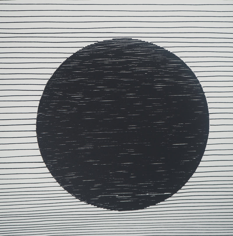 Michel SEUPHOR : Eclipse lunaire, Lithographie originale signée