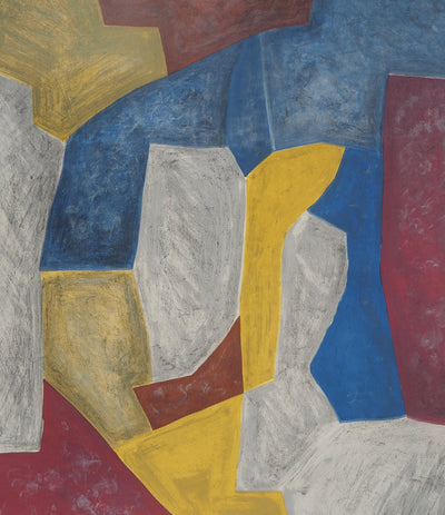 Serge POLIAKOFF : Peintures et Gouaches récentes, Affiche originale (photo de détail 3) - Crédit photo : Galerie Art.Paris