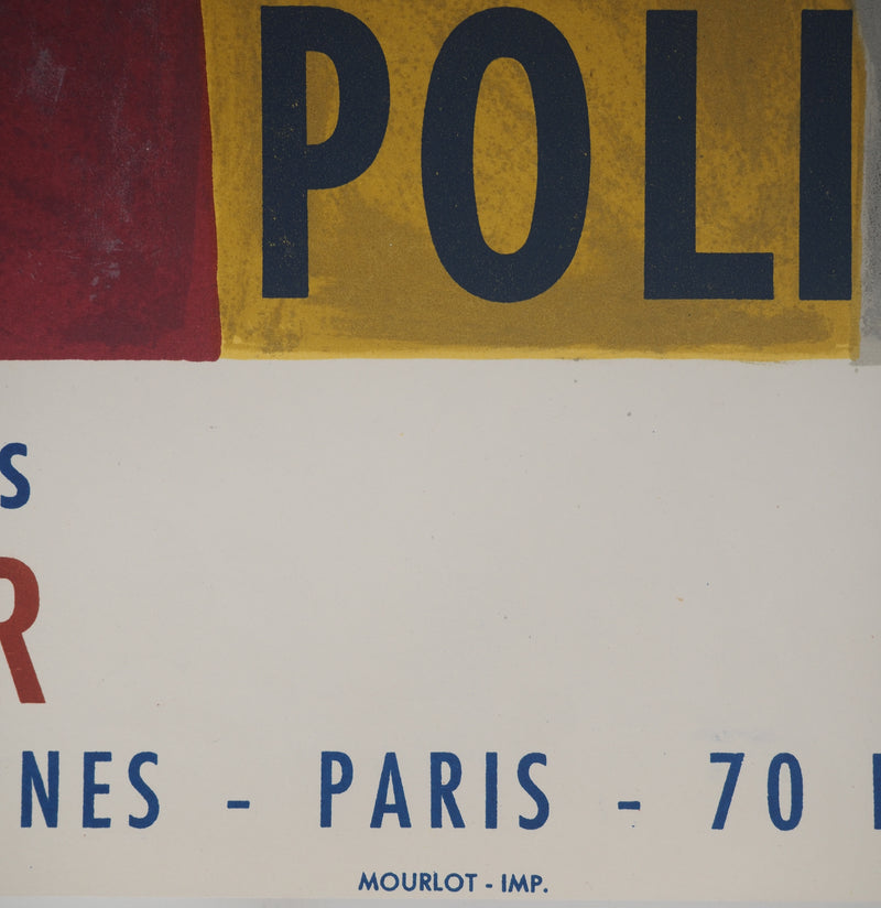 Serge POLIAKOFF : Peintures et Gouaches récentes, Affiche originale (photo de détail 6) - Crédit photo : Galerie Art.Paris