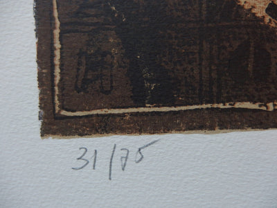Lidia SYROKA : Chemin énigmatiqu, Sérigraphie originale (photo de détail 4) - Crédit photo : Galerie Art.Paris