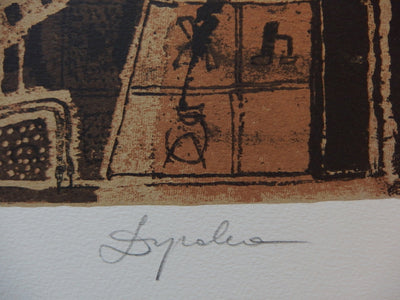 Lidia SYROKA : Chemin énigmatiqu, Sérigraphie originale (photo de détail 2) - Crédit photo : Galerie Art.Paris