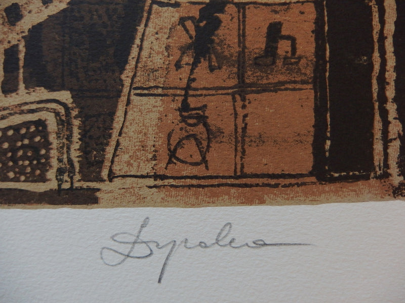 Lidia SYROKA : Chemin énigmatiqu, Sérigraphie originale (photo de détail 2) - Crédit photo : Galerie Art.Paris