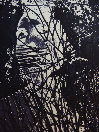 Lamill MAJOR : Silhouette dans l'ombr, Sérigraphie originale (photo de détail 3) - Crédit photo : Galerie Art.Paris