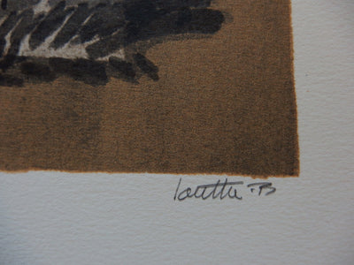 LOUTTRE B : Le petit villag, Sérigraphie originale (photo de détail 2) - Crédit photo : Galerie Art.Paris
