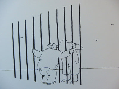 Tomi UNGERER : Toujours parmi nou, Sérigraphie originale (photo de détail 3) - Crédit photo : Galerie Art.Paris