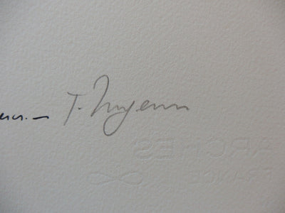 Tomi UNGERER : Toujours parmi nou, Sérigraphie originale (photo de détail 2) - Crédit photo : Galerie Art.Paris
