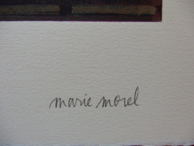 Marie MOREL : L'art est ailleurs tant qu'on a la tête dans les étoile, Sérigraphie originale (photo de détail 2) - Crédit photo : Galerie Art.Paris