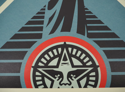 Shepard FAIREY (OBEY) : Lotus Angel, Sérigraphie originale signée