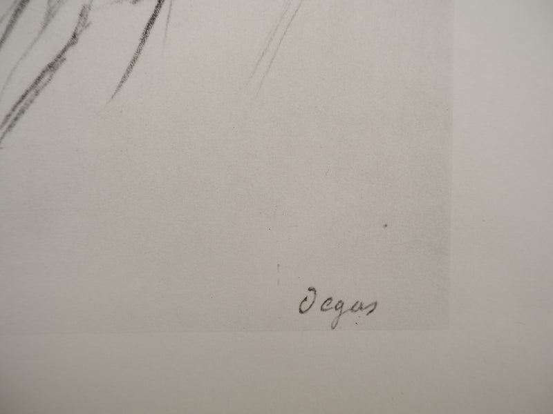 Edgar DEGAS : Edouard Manet de profil, Héliogravure originale (photo de détail 2) - Crédit photo : Galerie Art.Paris