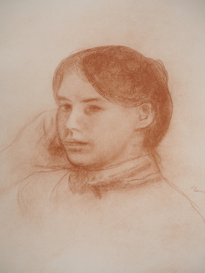 Pierre-Auguste RENOIR : Femme pensive, Héliogravure originale (photo de détail 3) - Crédit photo : Galerie Art.Paris