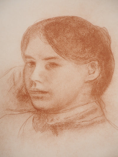 Pierre-Auguste RENOIR : Femme pensive, Héliogravure originale (photo de détail 4) - Crédit photo : Galerie Art.Paris