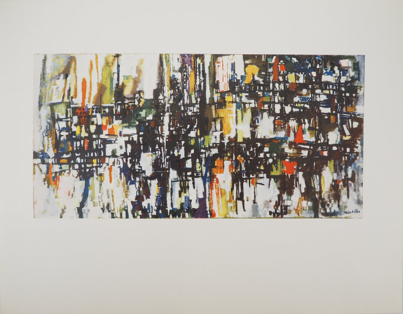 Maria Helena VIEIRA DA SILVA : Jardin, Héliogravure originale (vue générale) - Crédit photo : Galerie Art.Paris