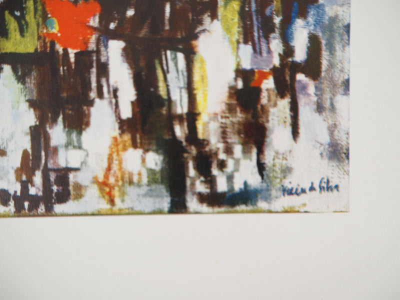 Maria Helena VIEIRA DA SILVA : Jardin, Héliogravure originale (photo de détail 2) - Crédit photo : Galerie Art.Paris