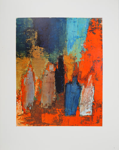 Nicolas DE STAEL : Bouteilles, Héliogravure originale (vue générale) - Crédit photo : Galerie Art.Paris