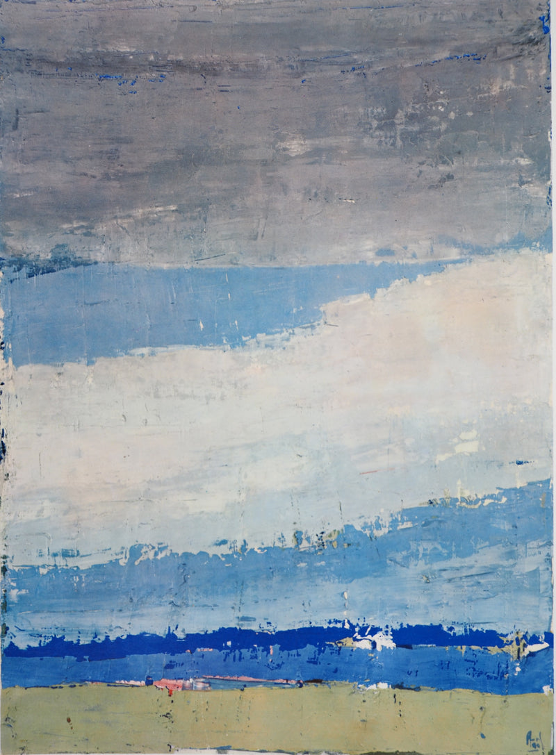 Nicolas DE STAEL : Ciel à Honfleur, Héliogravure originale (photo de détail 3) - Crédit photo : Galerie Art.Paris