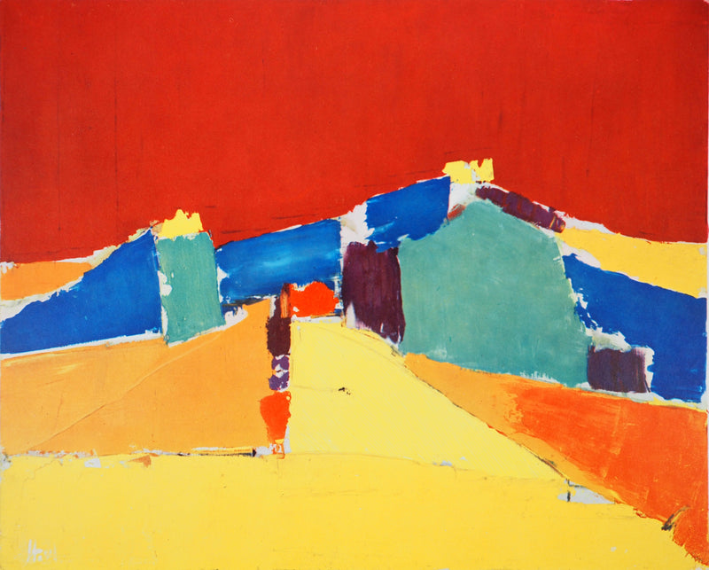 Nicolas DE STAEL : Agrigente, Héliogravure originale (photo de détail 5) - Crédit photo : Galerie Art.Paris