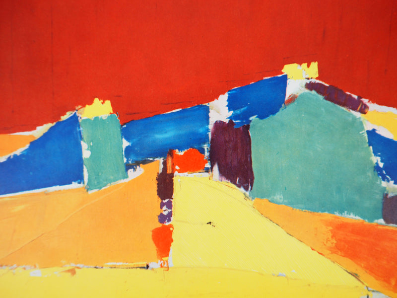 Nicolas DE STAEL : Agrigente, Héliogravure originale (photo de détail 3) - Crédit photo : Galerie Art.Paris