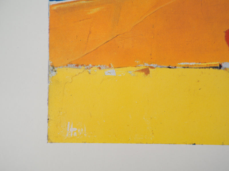 Nicolas DE STAEL : Agrigente, Héliogravure originale (photo de détail 2) - Crédit photo : Galerie Art.Paris