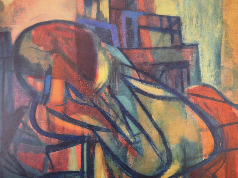 Maurice ESTEVE : Femme assise, Héliogravure originale (photo de détail 5) - Crédit photo : Galerie Art.Paris