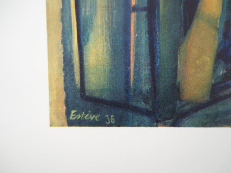 Maurice ESTEVE : Femme assise, Héliogravure originale (photo de détail 2) - Crédit photo : Galerie Art.Paris