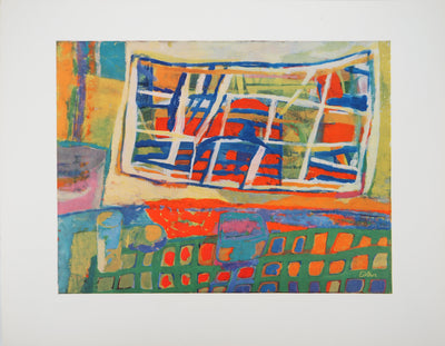 Maurice ESTEVE : La tapisserie, Héliogravure originale (vue générale) - Crédit photo : Galerie Art.Paris