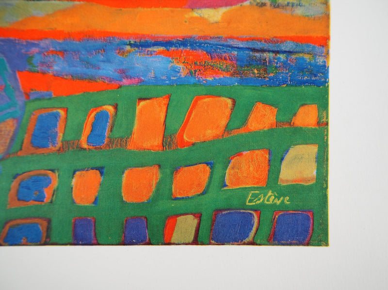 Maurice ESTEVE : La tapisserie, Héliogravure originale (photo de détail 2) - Crédit photo : Galerie Art.Paris
