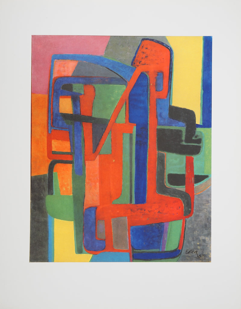 Maurice ESTEVE : Le faucheur, Héliogravure originale (vue générale) - Crédit photo : Galerie Art.Paris
