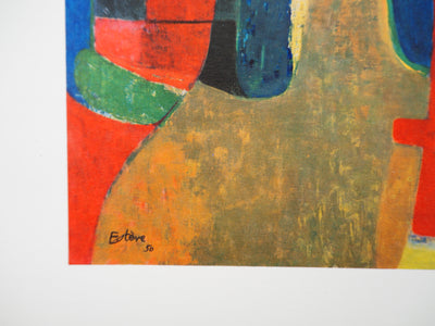 Maurice ESTEVE : Le lithographe, Héliogravure originale (photo de détail 2) - Crédit photo : Galerie Art.Paris
