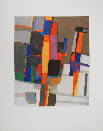 Maurice ESTEVE : Neige, Héliogravure originale (vue générale) - Crédit photo : Galerie Art.Paris