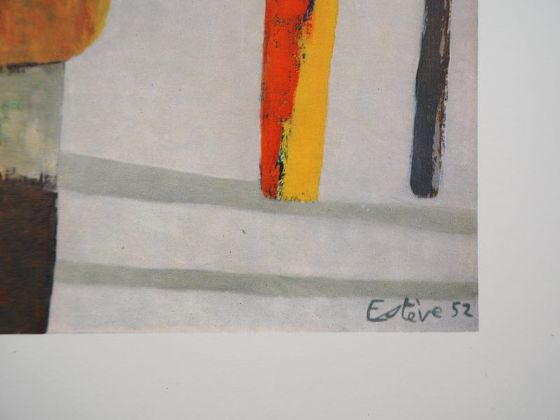 Maurice ESTEVE : Neige, Héliogravure originale (photo de détail 2) - Crédit photo : Galerie Art.Paris