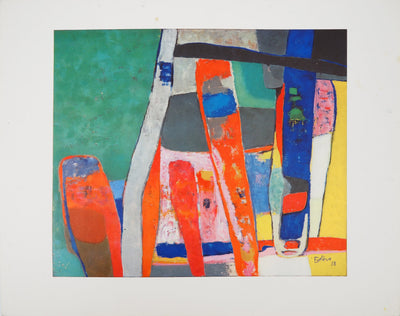 Maurice ESTEVE : L'Aumance, Héliogravure originale (vue générale) - Crédit photo : Galerie Art.Paris