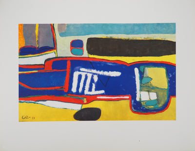 Maurice ESTEVE : Lalongue, Héliogravure originale (vue générale) - Crédit photo : Galerie Art.Paris