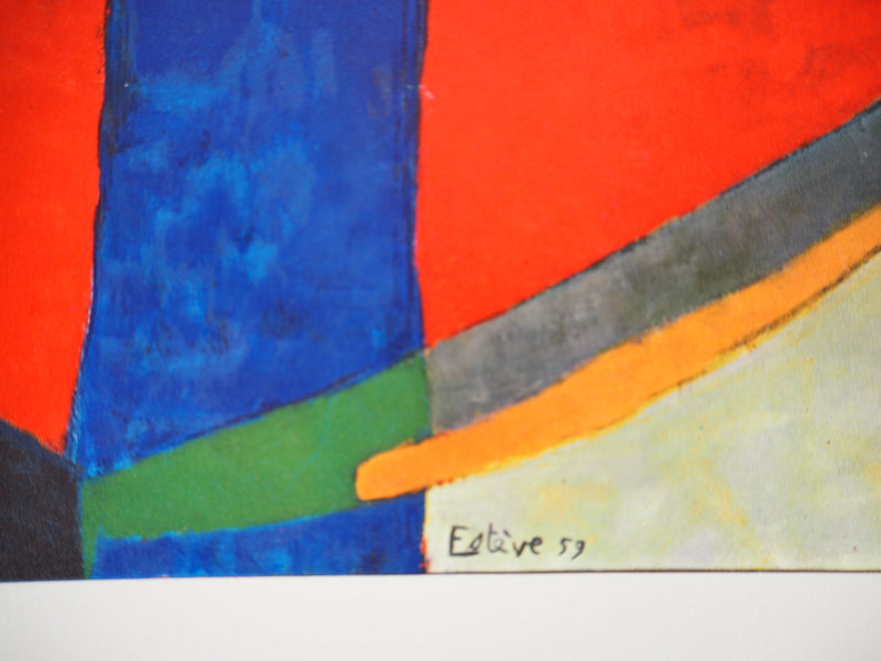 Maurice ESTEVE : La Tardes, Héliogravure originale (photo de détail 2) - Crédit photo : Galerie Art.Paris